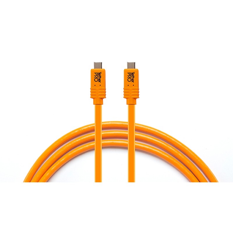 Tether Tools Tether Pro 5G USB C to USB C for Phase One Orange (4.6m) CUCP15-ORG