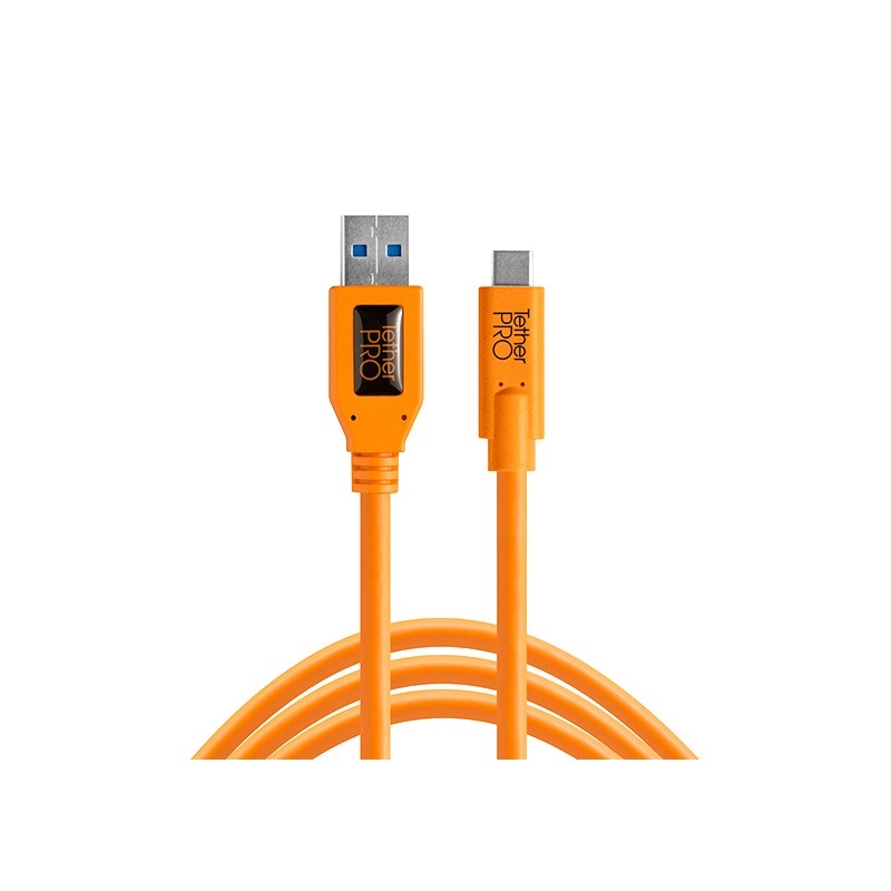Tether Tools Tether Pro USB 3.0 to USB C Orange (4.6m) CUC3215-ORG