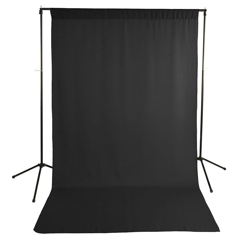 Background Black Wrinkle-Resistant Polyester Backdrop Savage